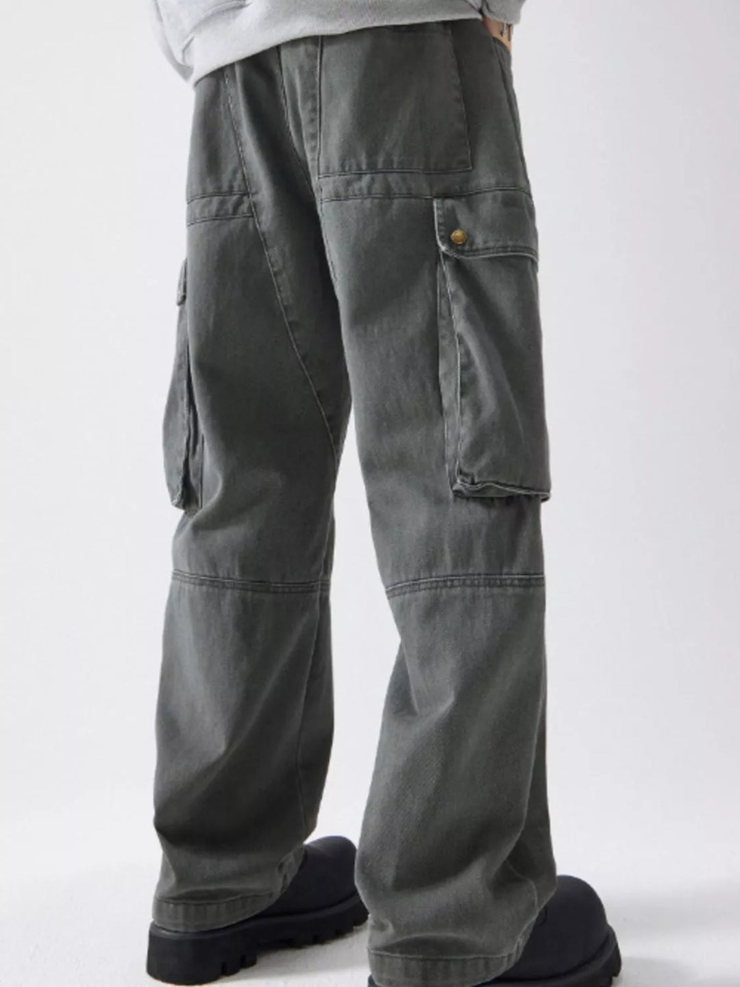Men's Full Size Relaxed Fit Cargo Pants Plus Size