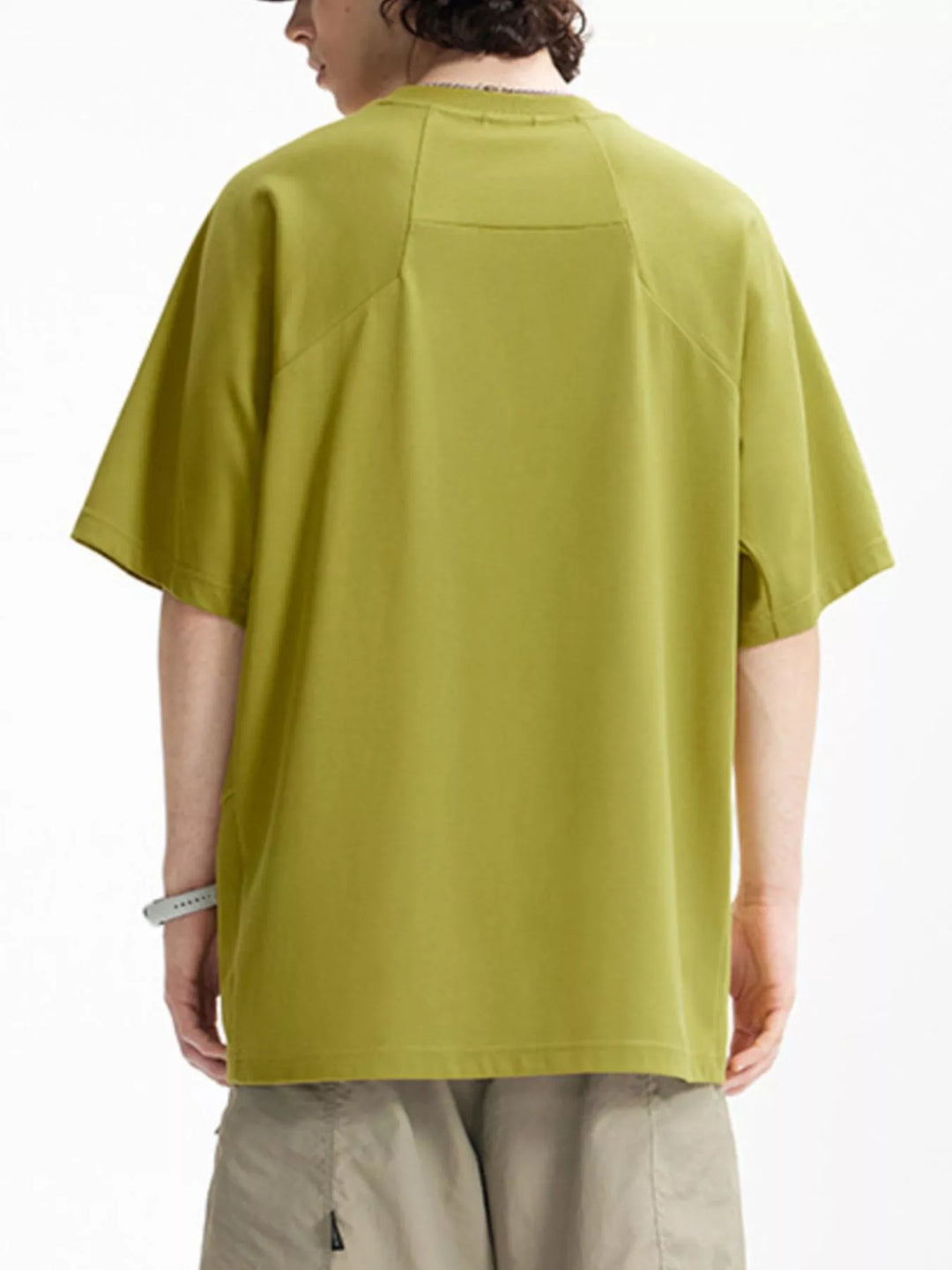Men's Letter Round Neck Half Sleeve T-Shirt