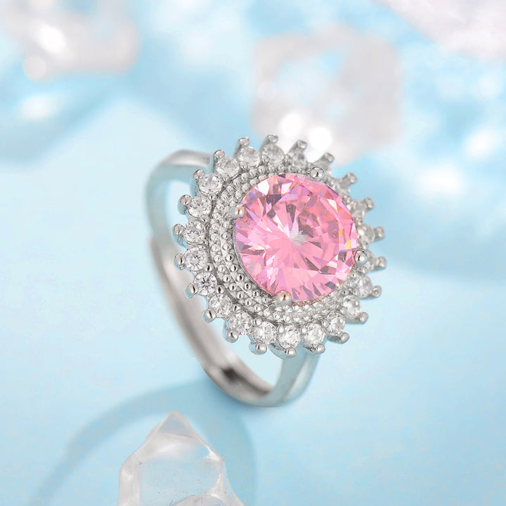High-end Luxurious Three-piece Ring Setstylish Versatile And Perfect For Expressing Your Unique Personality