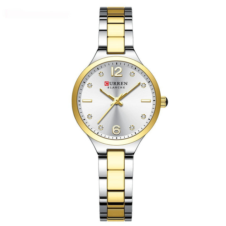 Simple Small Dial Waterproof Quartz Womens Watch
