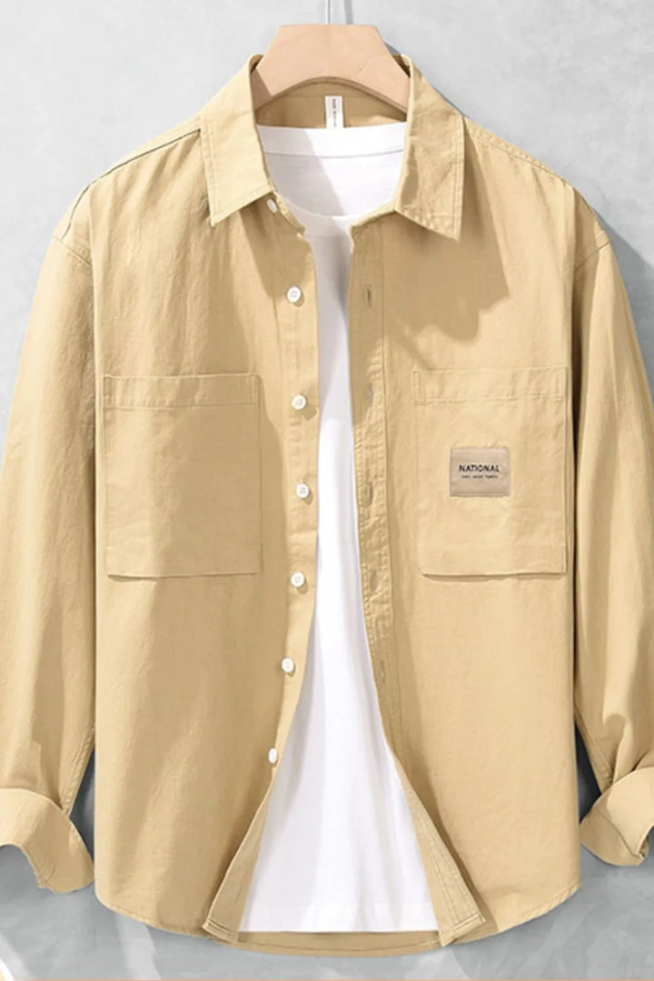 Men's Long Sleeve Button-Up Shirt