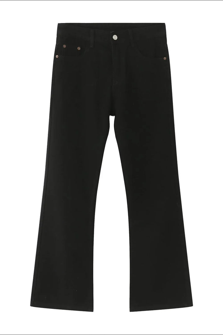 Mid Rise Jeans with Pockets