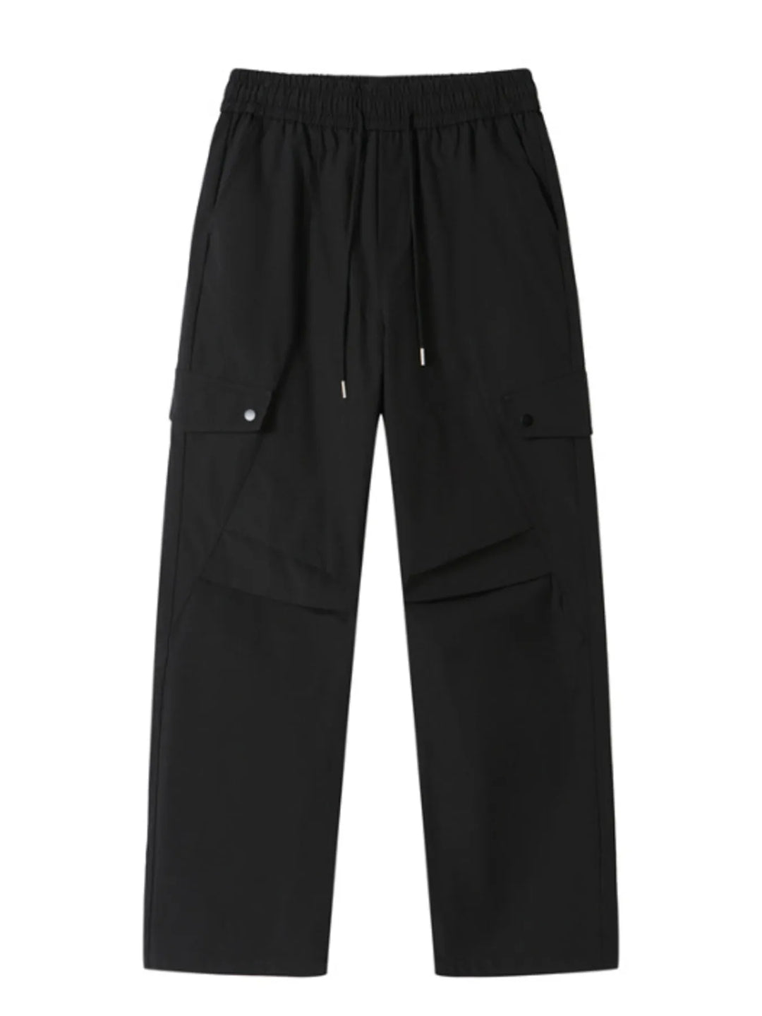 Men's Plus Size Drawstring Wide Leg Cargo Pants