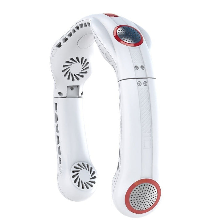 Portable Lazy New Quad-core Leaf-free Halter Fan