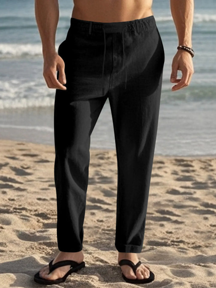 Men's Full Size Casual Drawstring Pants Plus Size