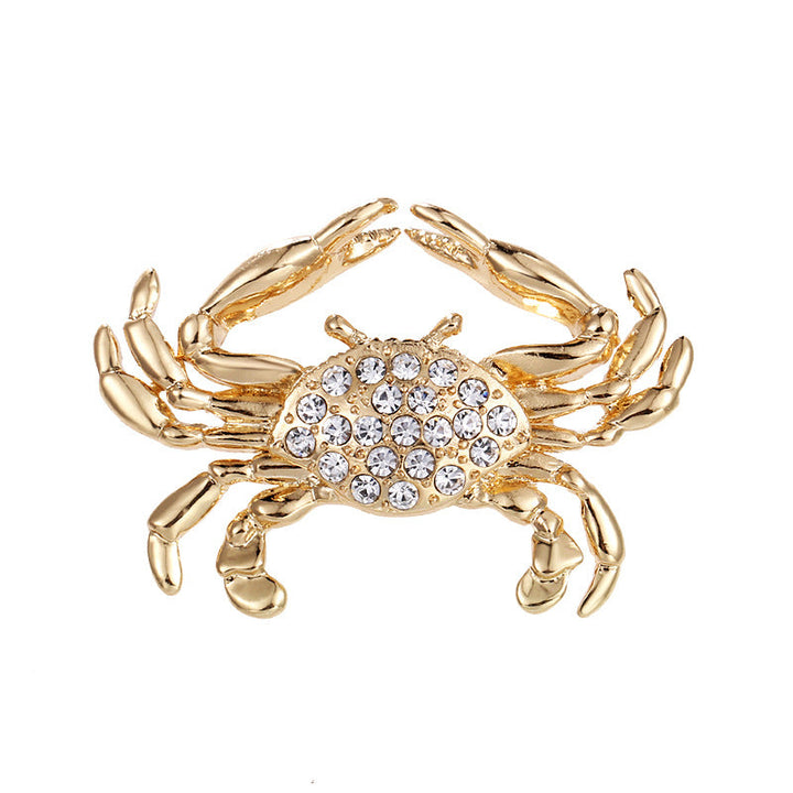 Enamel-dripped Lobster Brooch Accessory For Women
