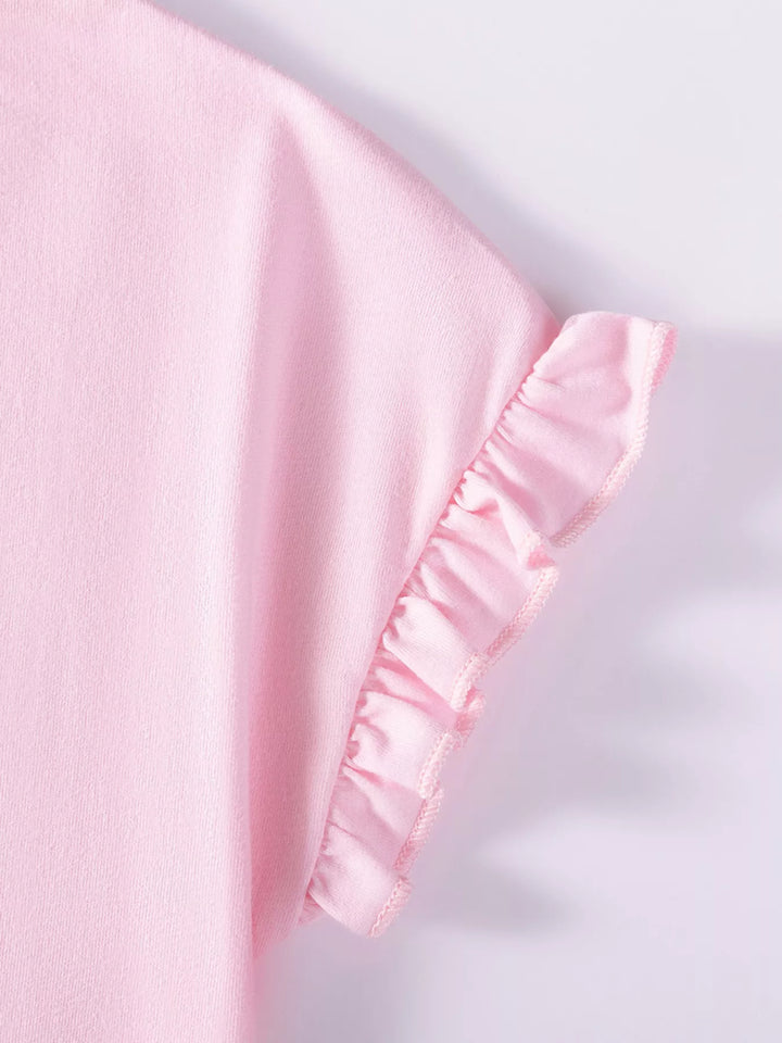 Children's Bunny Ruffle Hem Dress