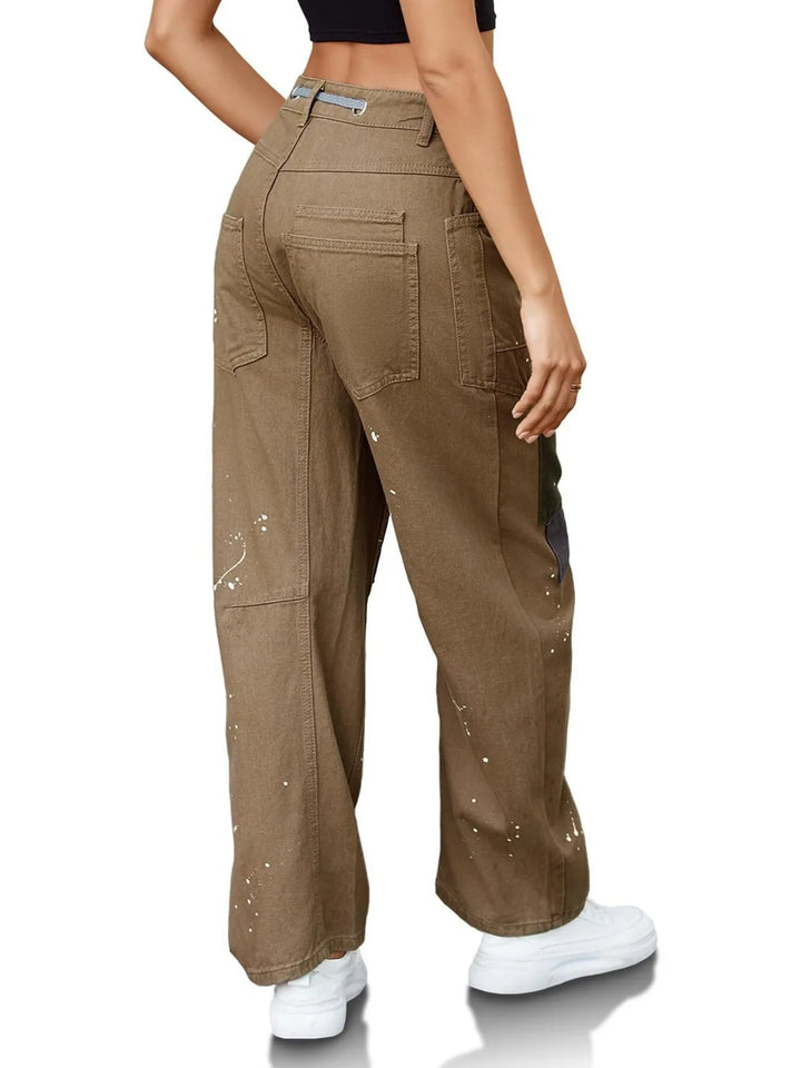 Washed Wide Leg Jeans