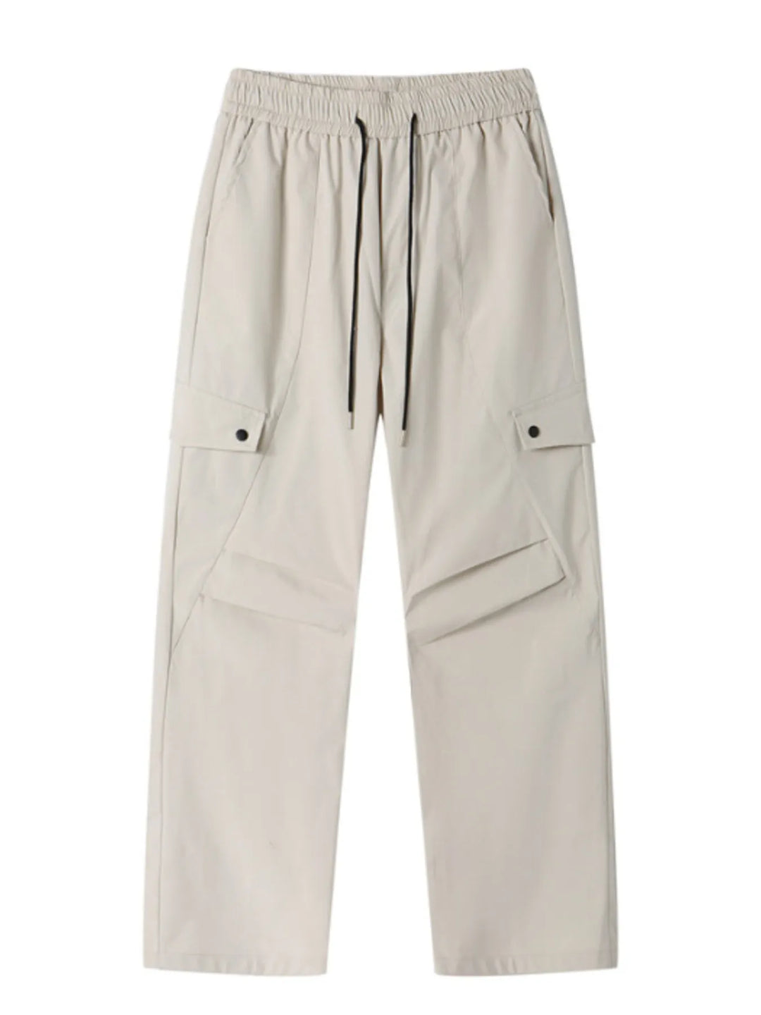 Men's Plus Size Drawstring Wide Leg Cargo Pants