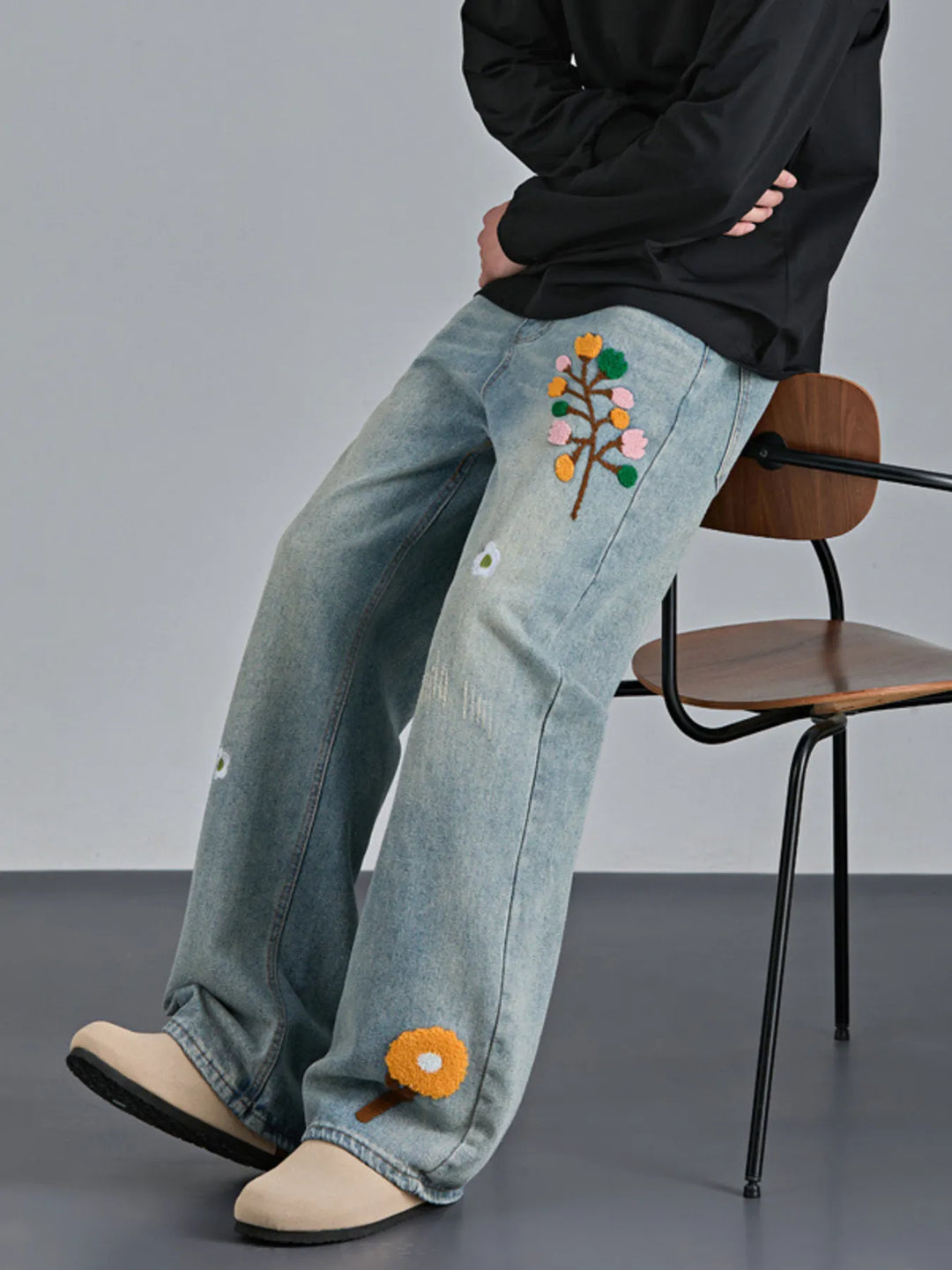 Men's Wide Leg Jeans