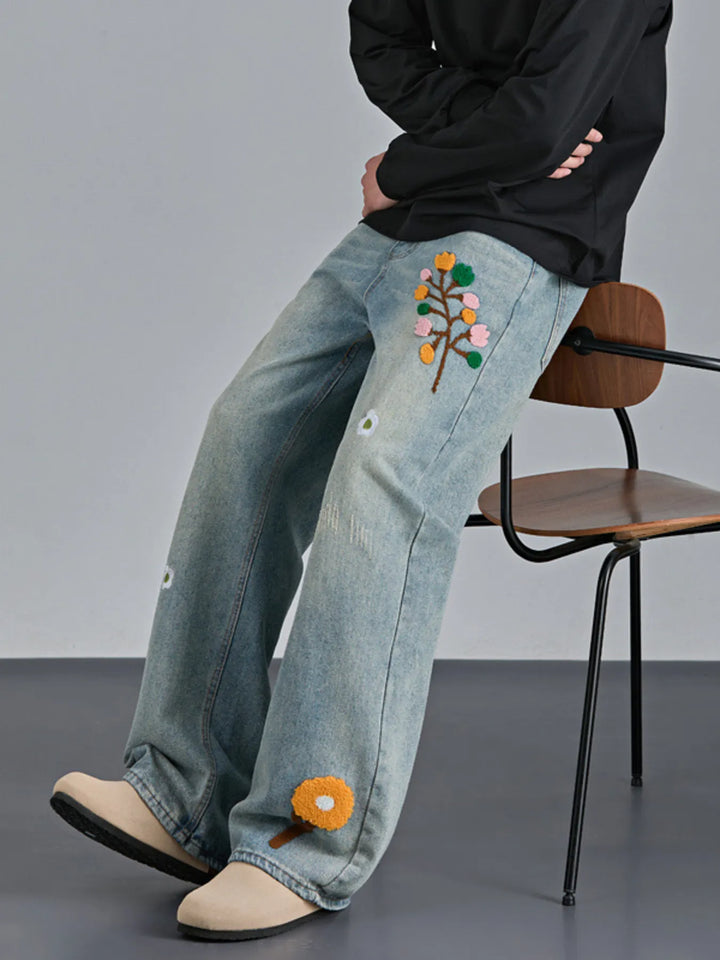 Men's Wide Leg Jeans