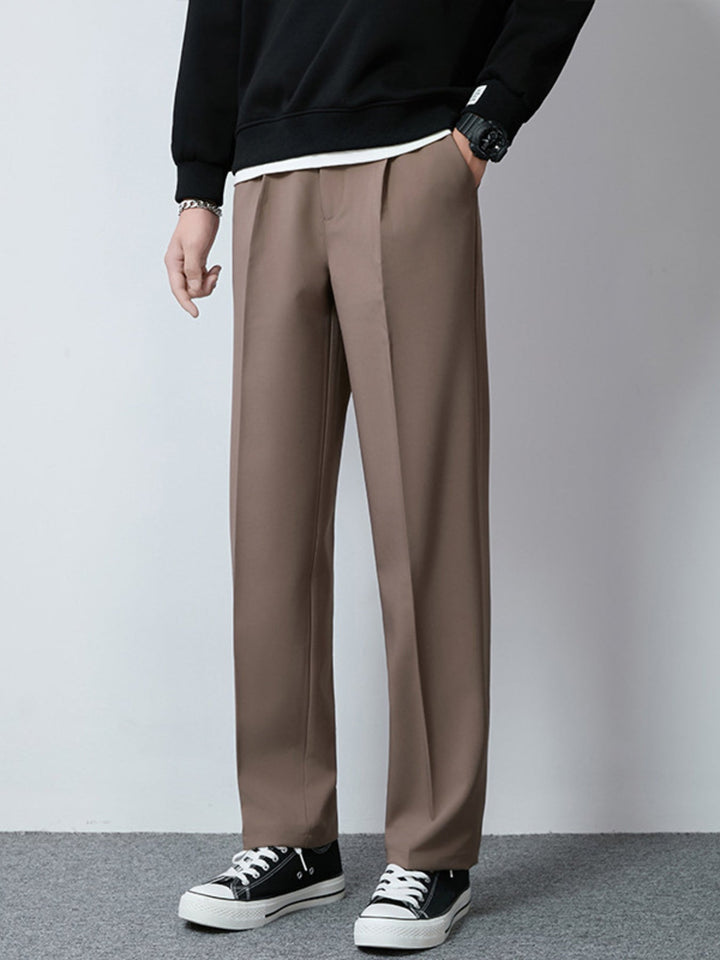 Men's Plus Size Wide Leg Casual Pants