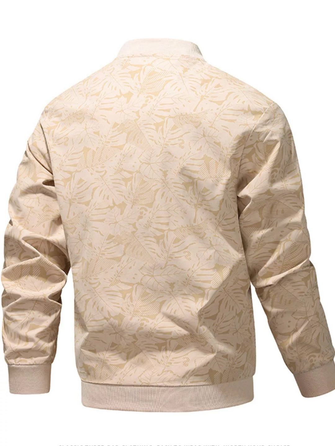 Men's Plus Size Zip Up Lightweight Bomber Jacket