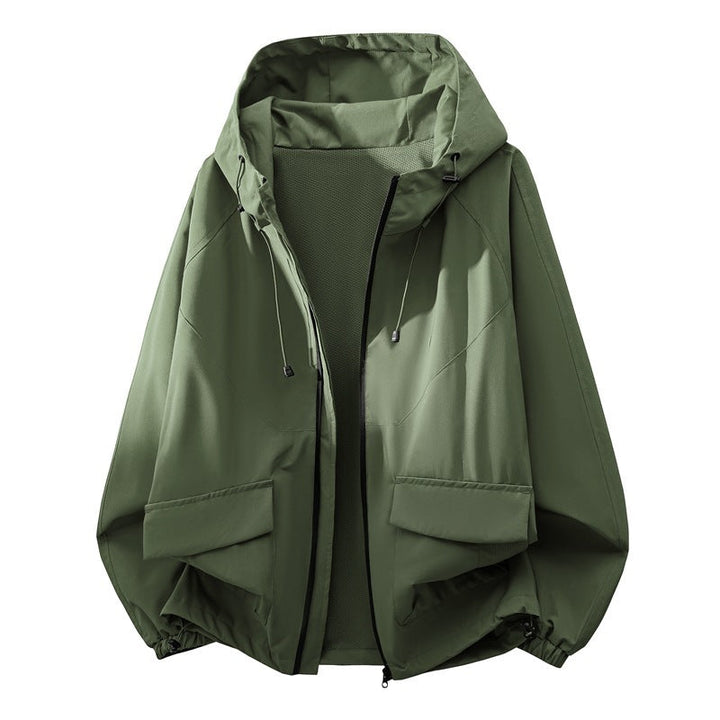 Spring And Autumn Unisex Jacket Mens Three Dimensional Line Design American Style