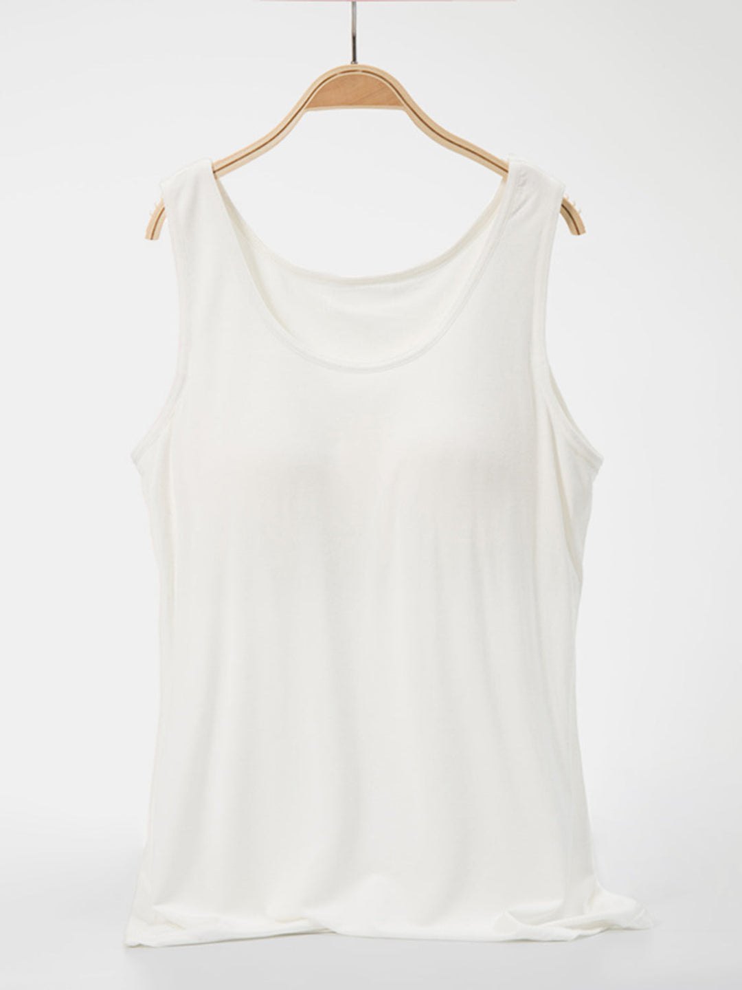 Scoop Neck Wide Strap Tank
