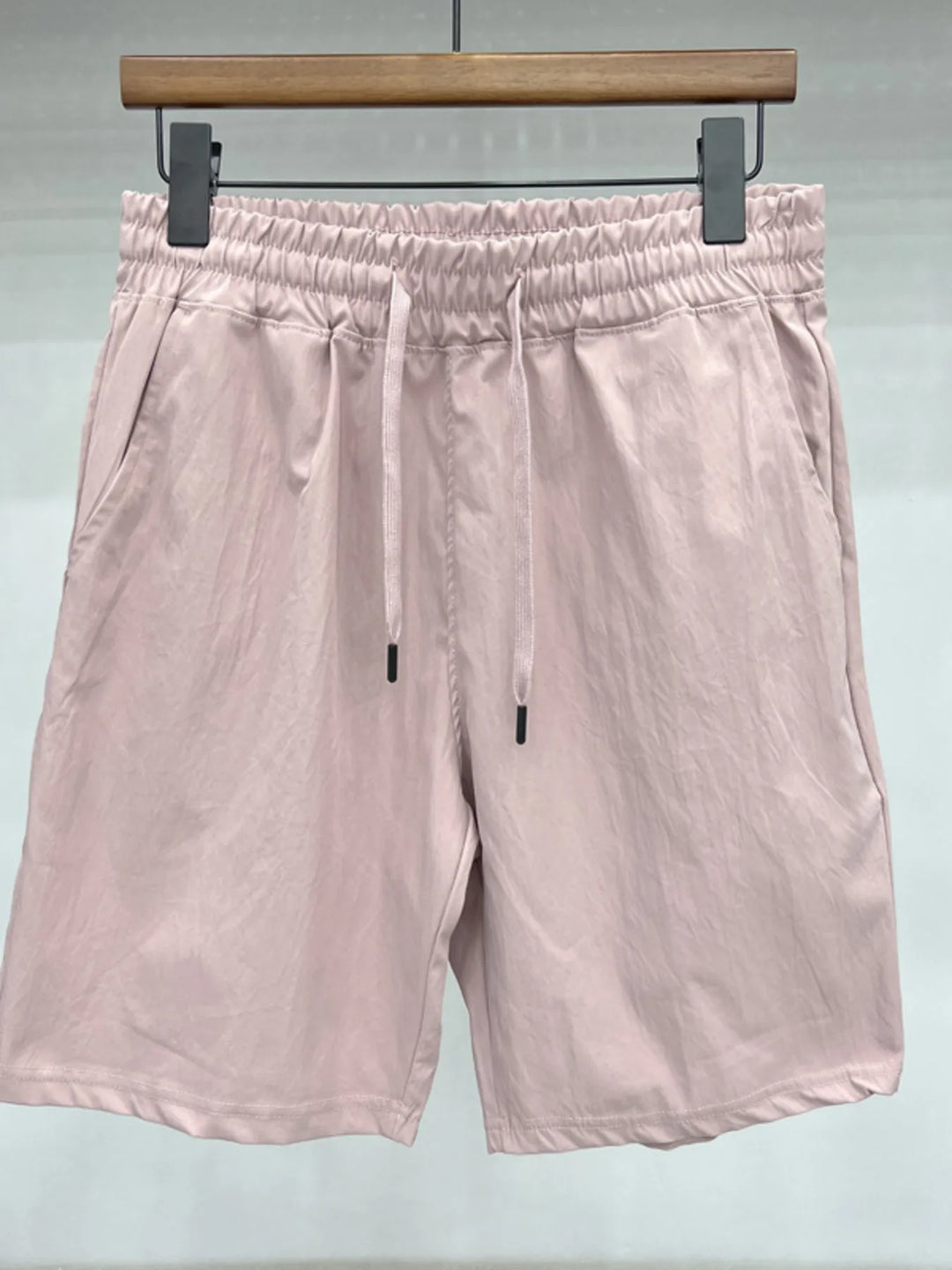 Men's Plus Size Drawstring Shorts with Pockets