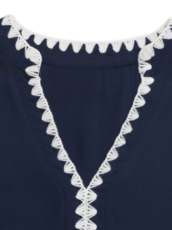 Sleeveless Tiered Ruffle Hem Casual Dress
