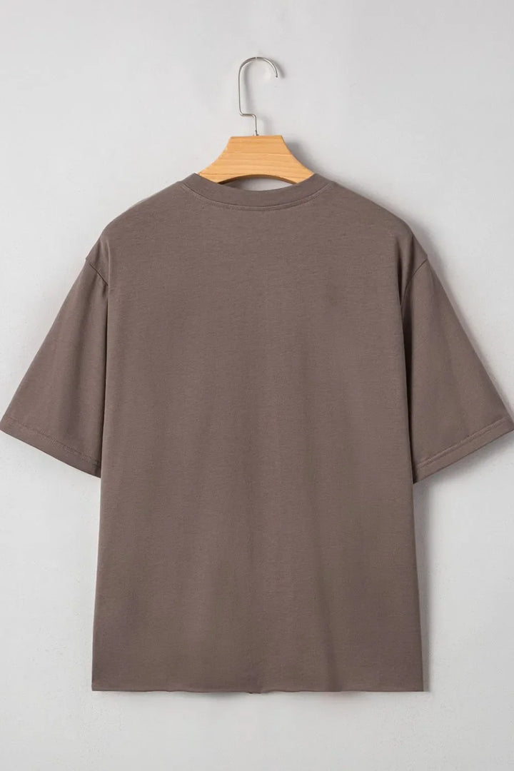 Graphic Crew Neck Western Short Sleeve Tee