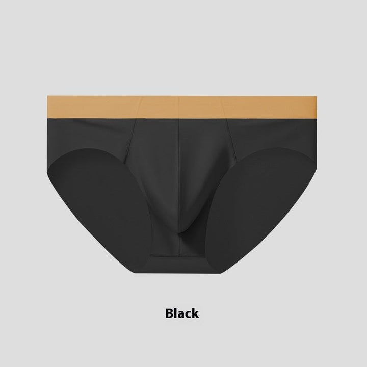 Men's Ice Silk Seamless Briefs Nude Feel Sports Style