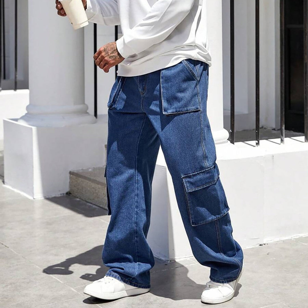 Retro Loose Straight-leg Casual Pants