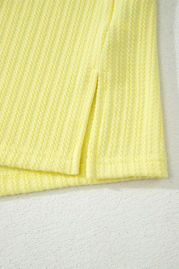Ribbed Knit Tank and Shorts Set
