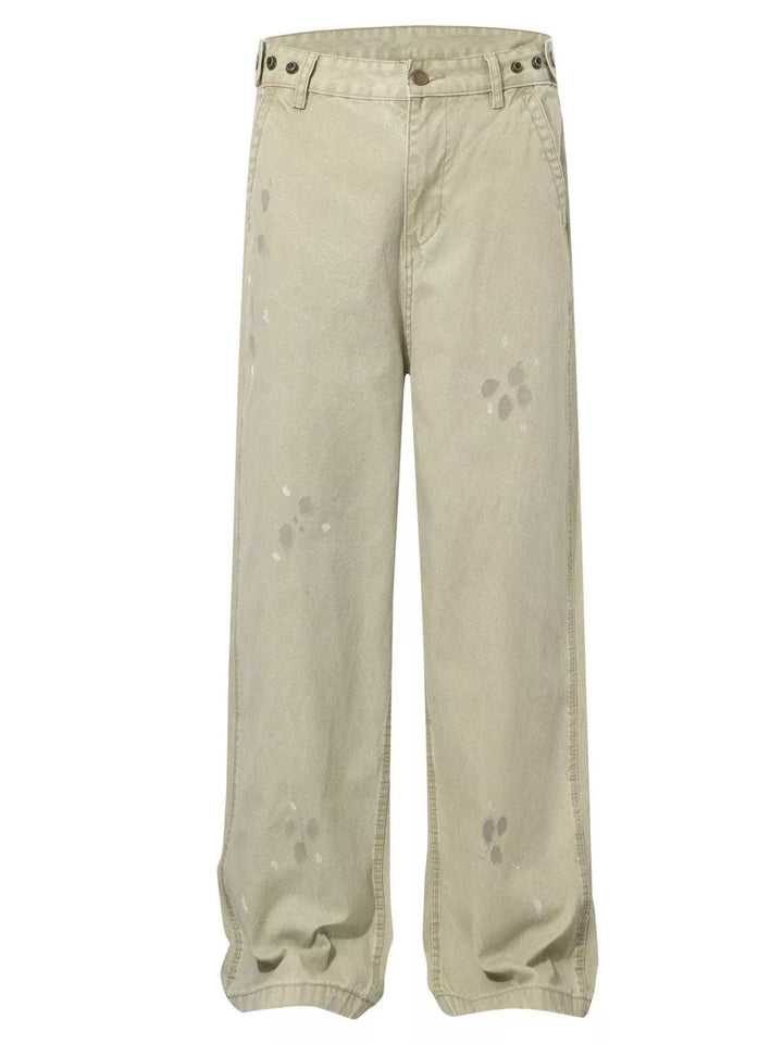 Men's Ink-Splash Loose Fit Pants