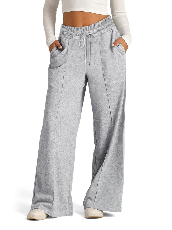 Wide Leg Drawstring Pants