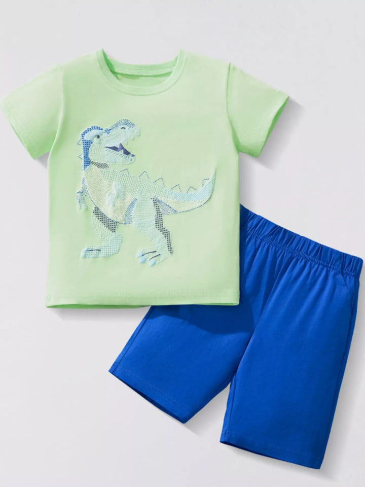 Children's Dinosaur T-shirt and Shorts Set