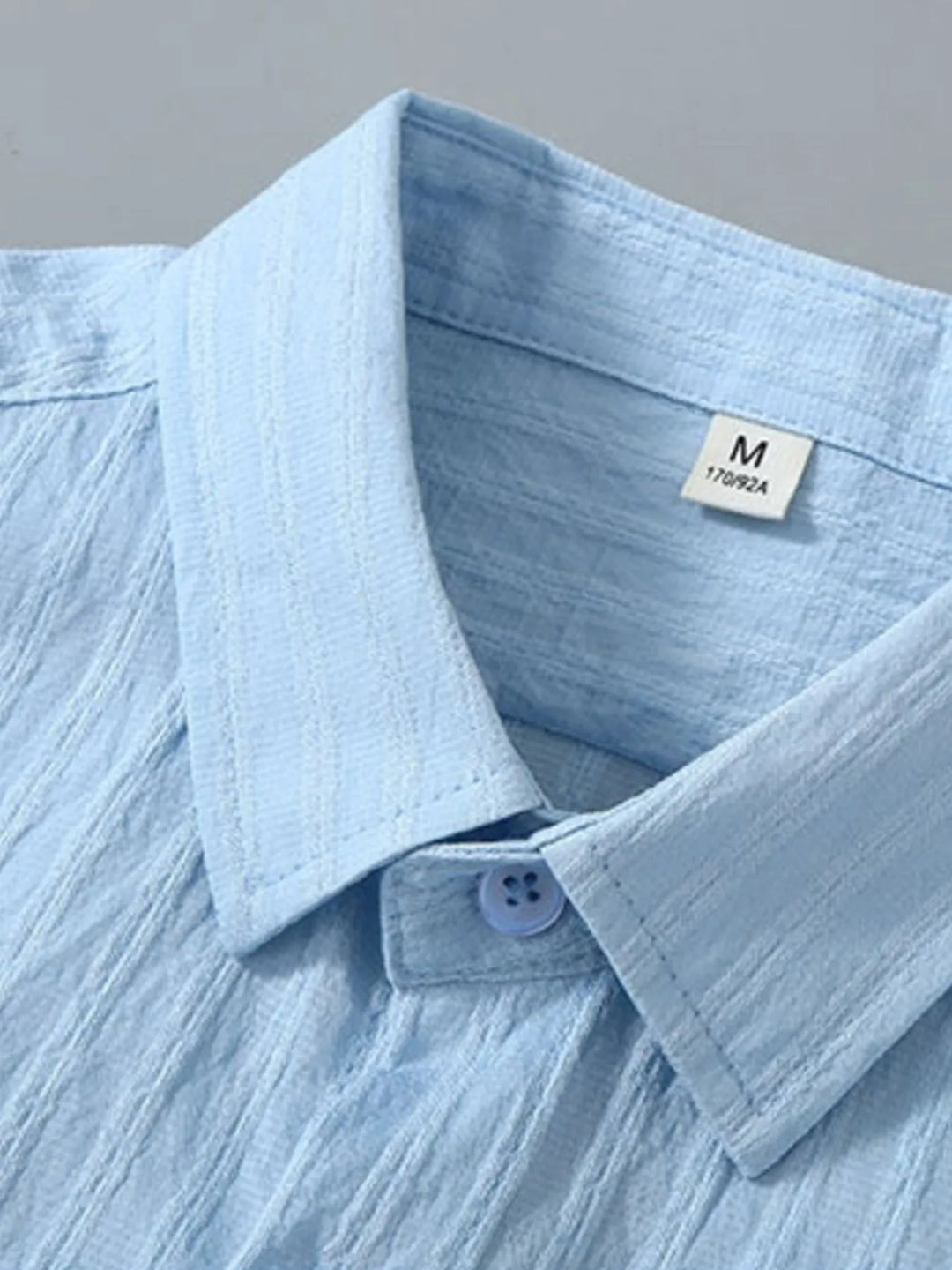 Men's Plus Size Button Up Short Sleeve Shirt