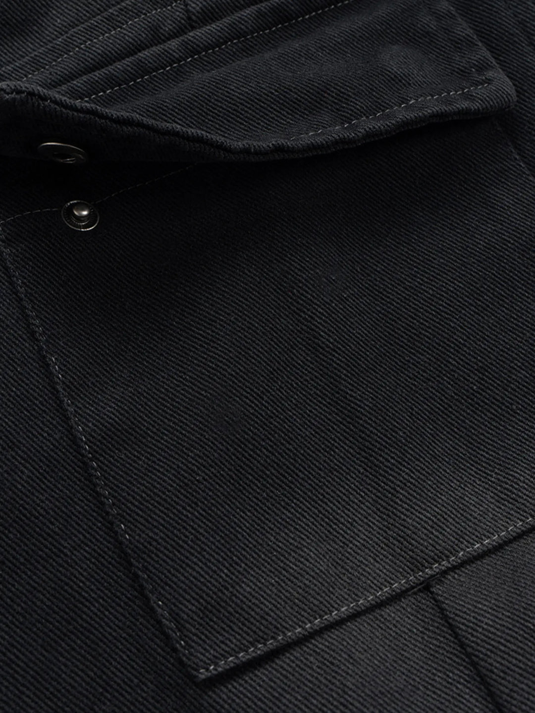 Men's Wide Leg Detachable Cargo Jeans with Multi-Pockets