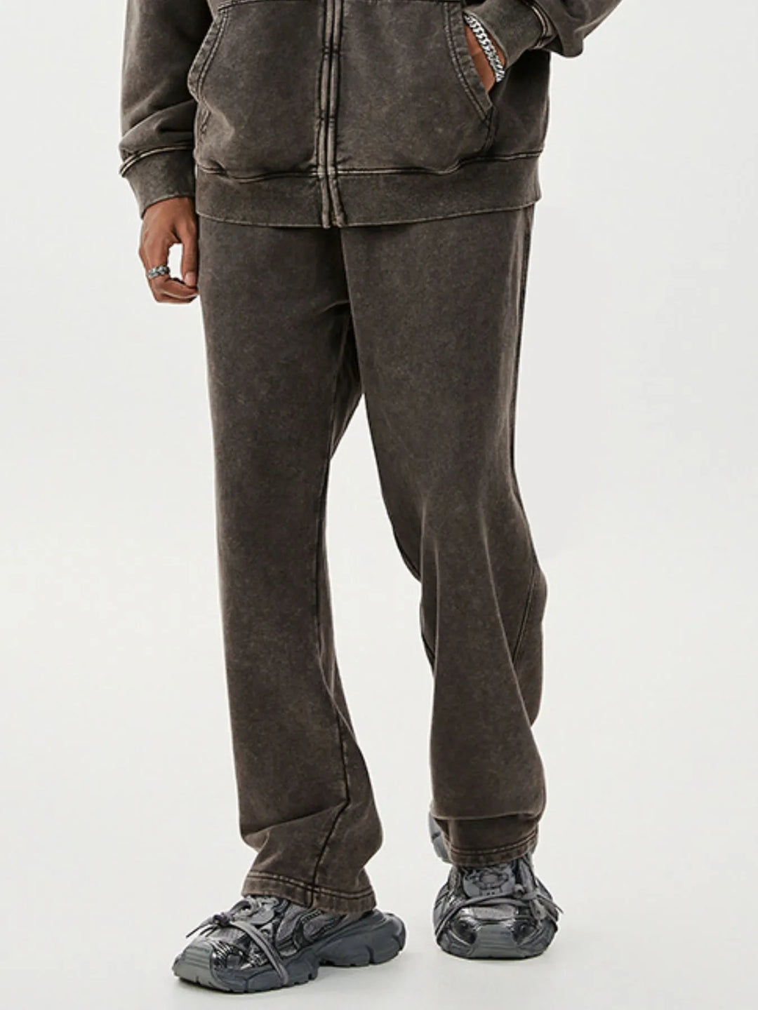 Men's Washed Relaxed Fit Sweatpants