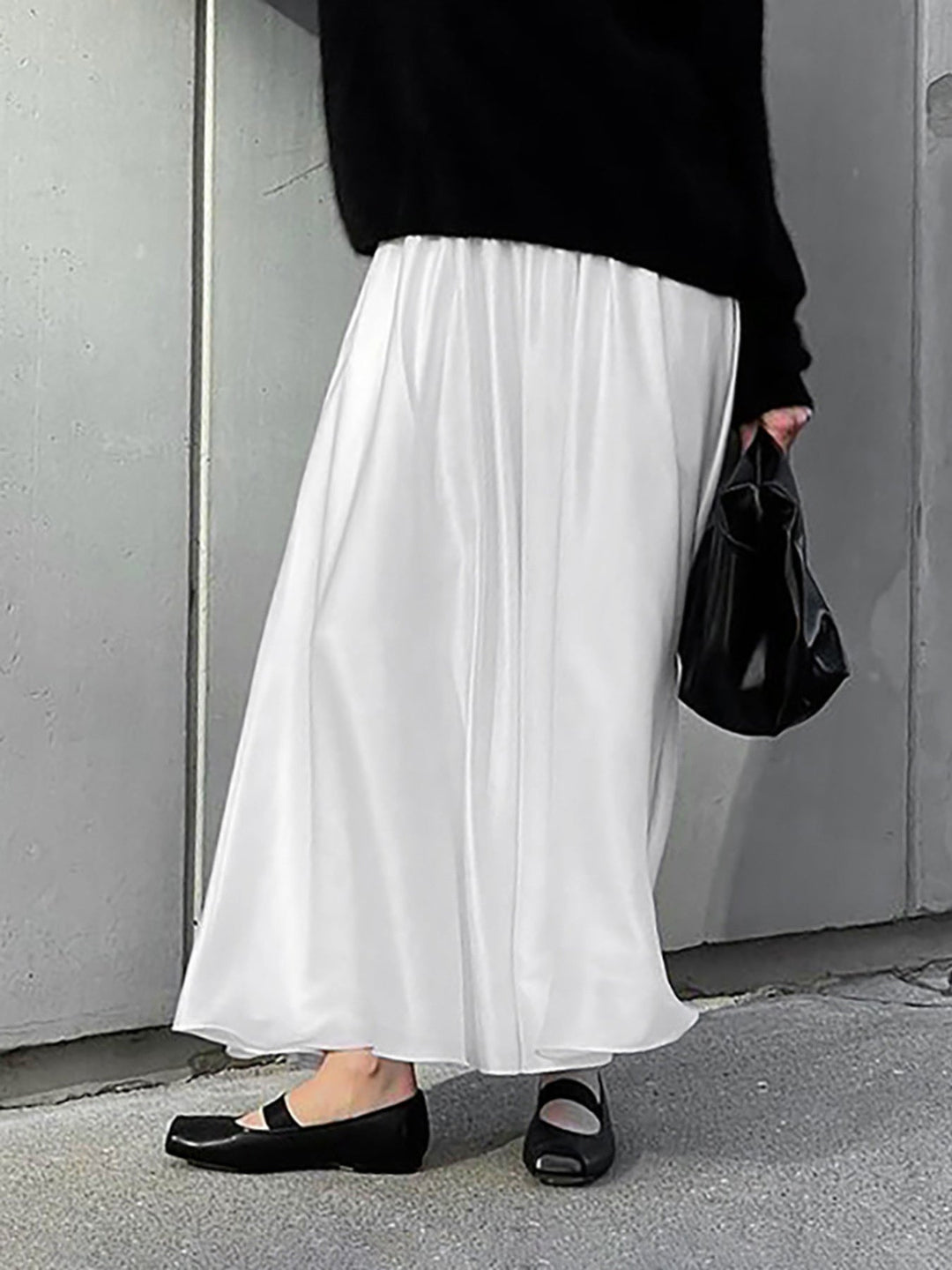 Elastic Waist Skirt