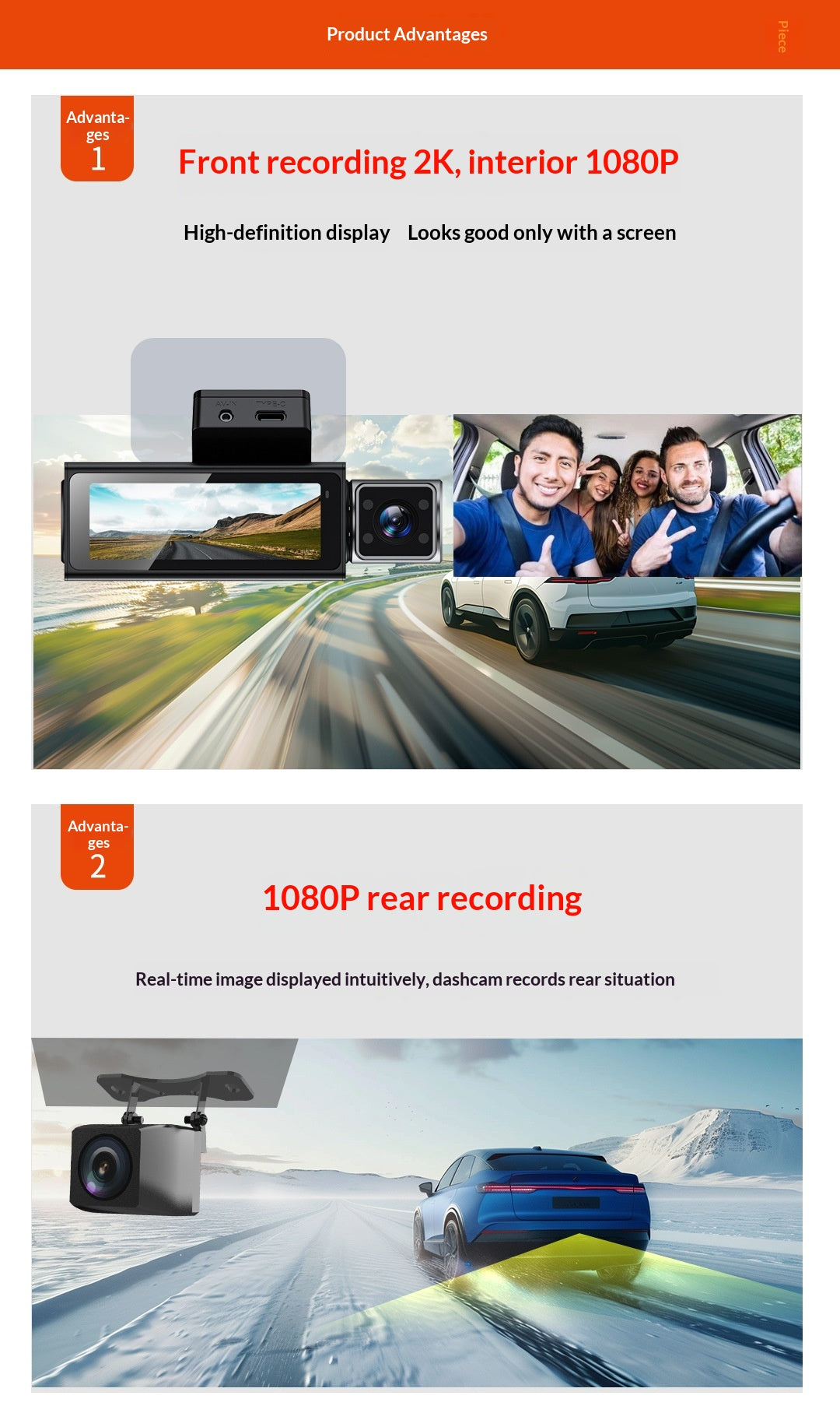 Three Versions Of 4K High-definition Car Dashcam