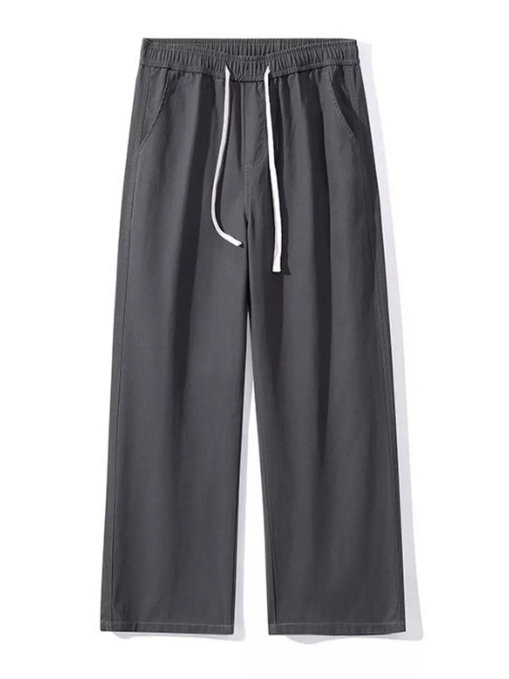 Men's Full Size Relaxed Fit Drawstring Pants Plus Size