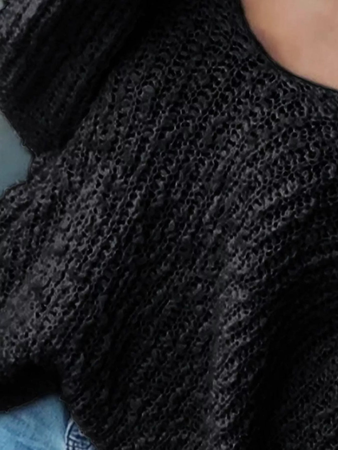 Loose Fit Long Sleeve Sweater