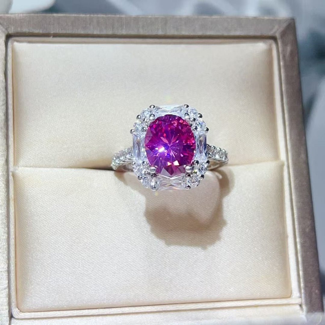 3 Carat Moissanite 925 Sterling Silver Ring