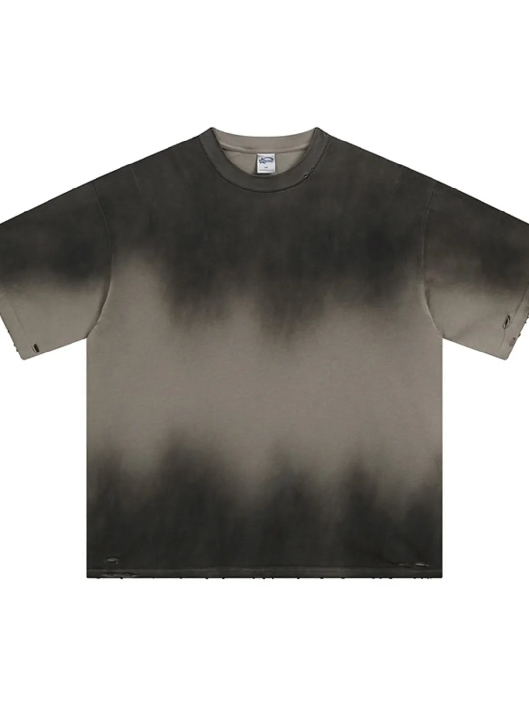 Men's Gradient Round Neck Oversized T-Shirt