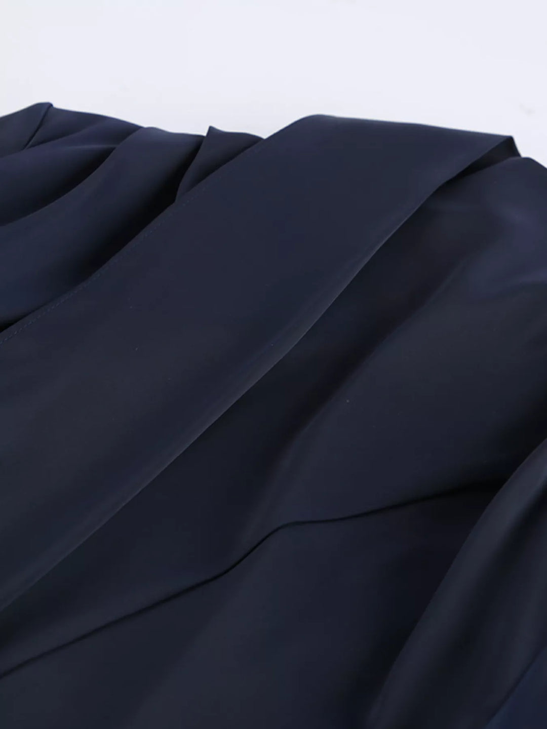 Mock Neck Flounce Sleeve Dress