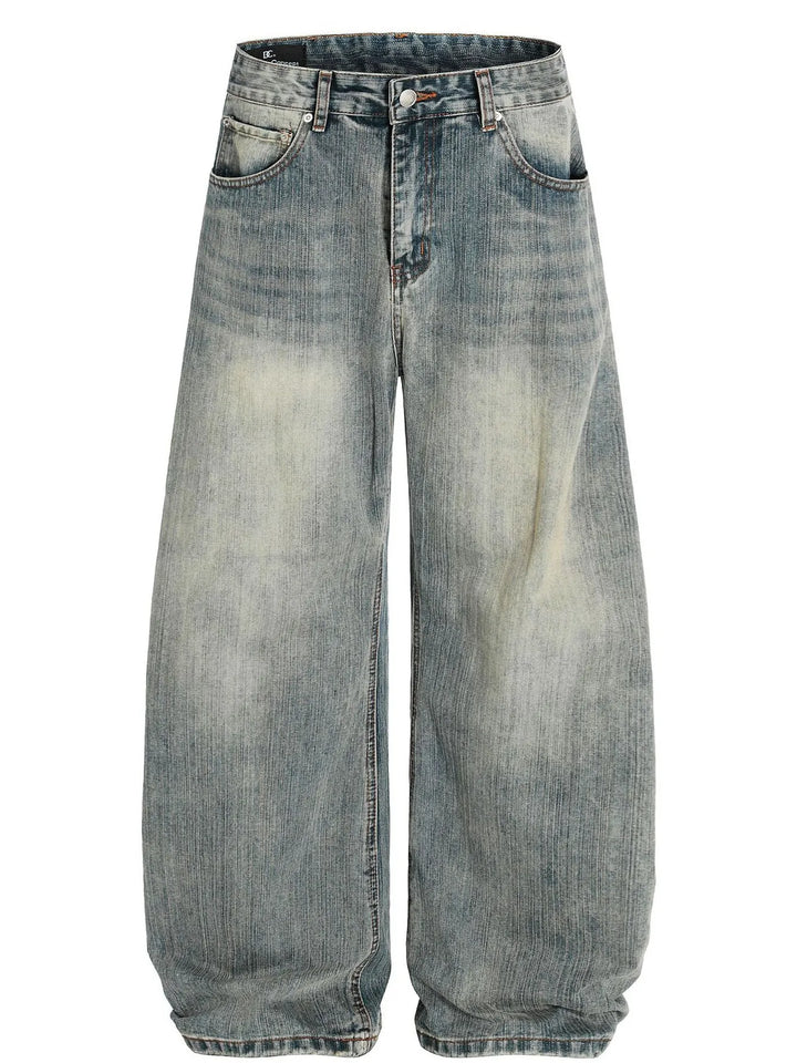 Men's Vintage Washed Baggy Jeans