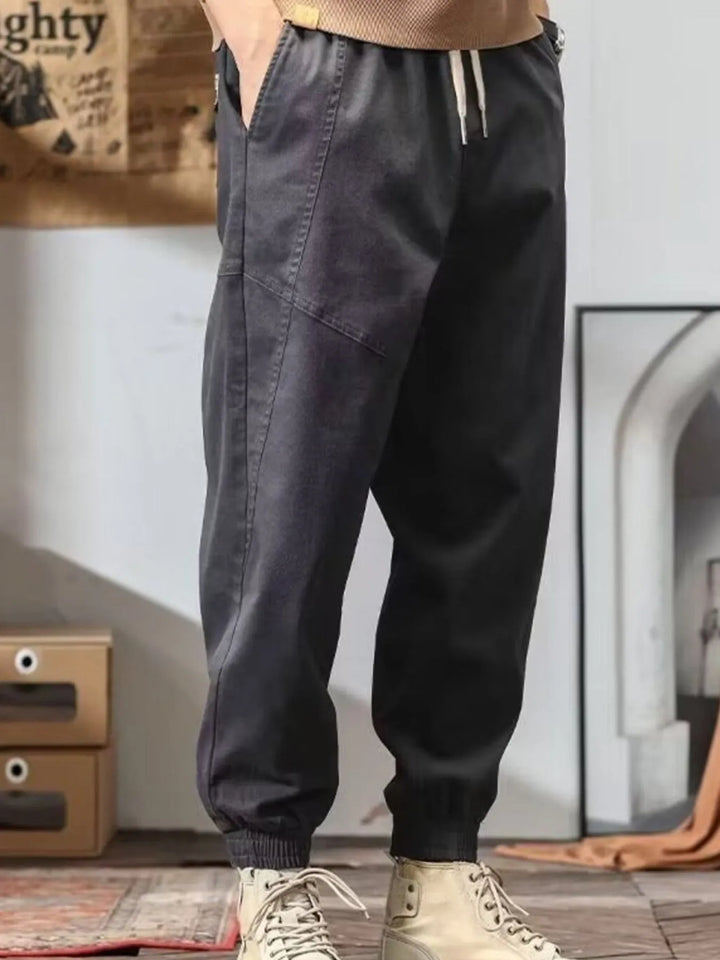 Men's Plus Size Drawstring Loose Fit Joggers