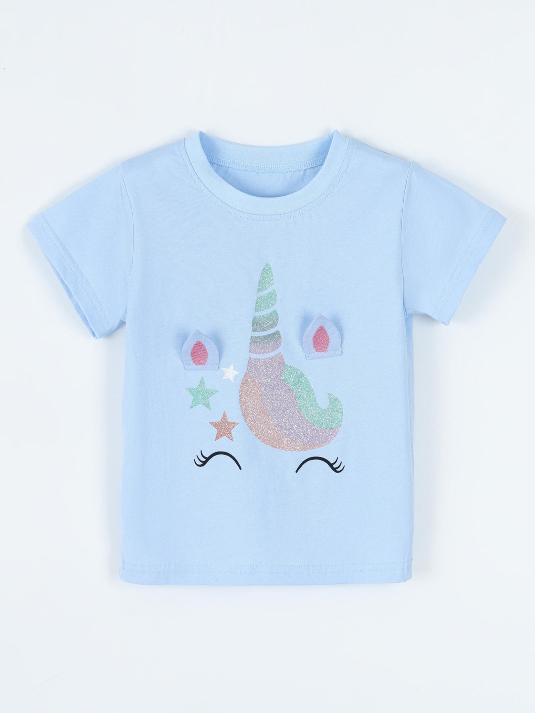 Children's Unicorn Graphic Short Sleeve T-Shirt