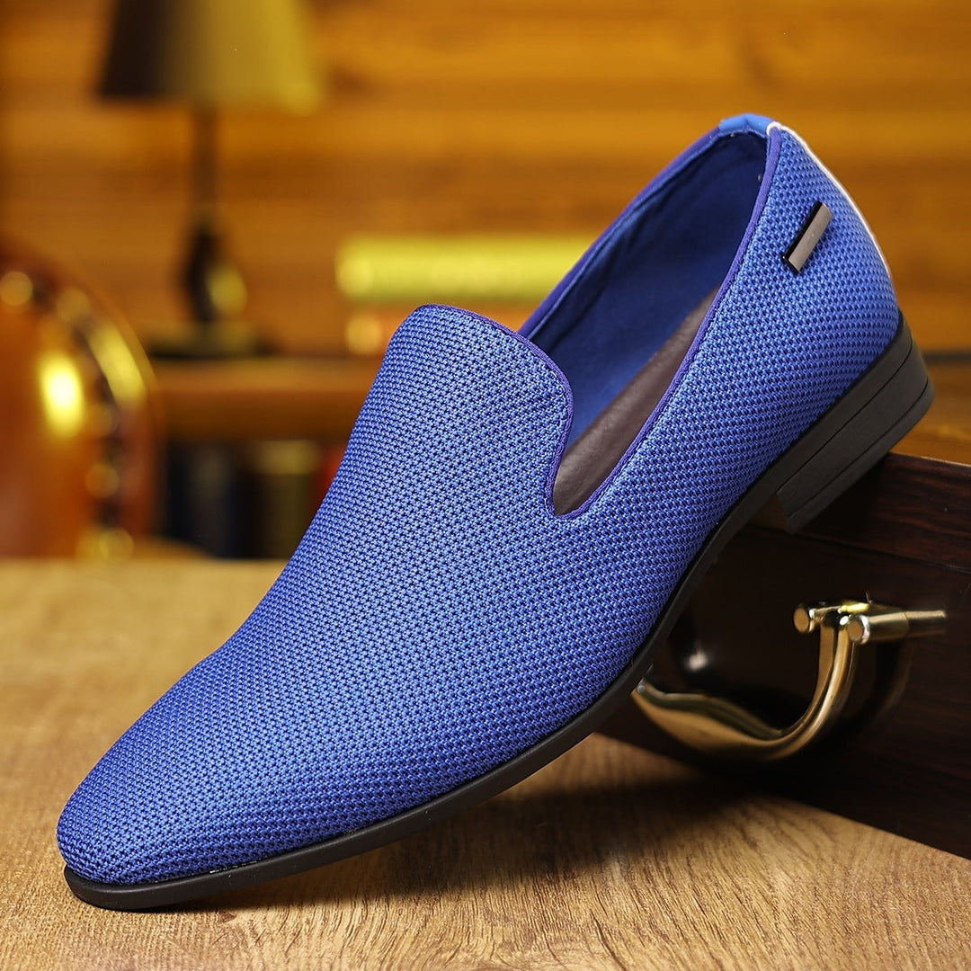 Casual Pointed-toe Leather Shoes Mens Breathable Formal Footwear