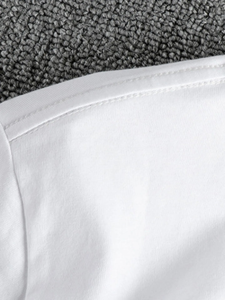 Men's Graphic Round Neck Short Sleeve T-Shirt