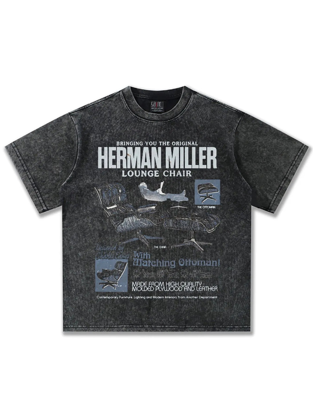 Men's Graphic Round Neck Short Sleeve T-Shirt