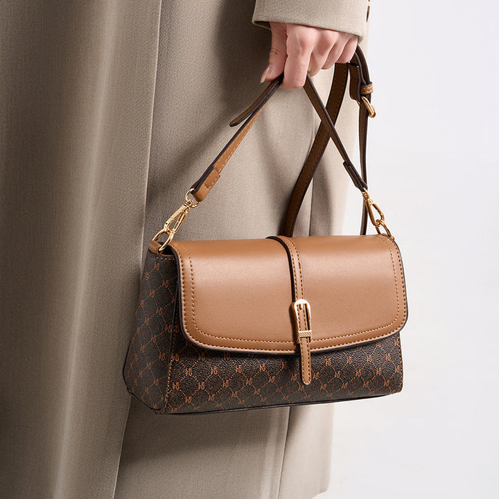 Adjustable Strap Flap Crossbody Bag
