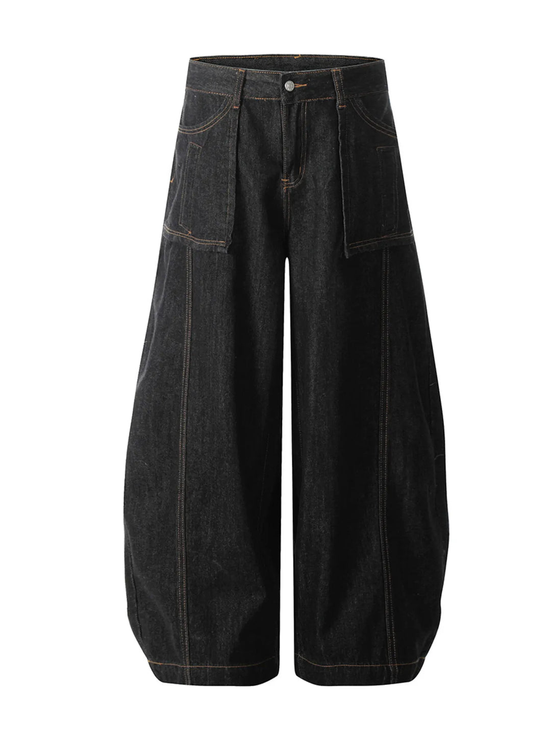 Men's Wide Leg Balloon Jeans