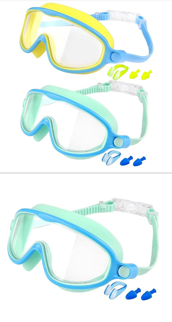 Children's Swimming Goggles HD Waterproof Anti-fog Large Frame Swimming Goggles