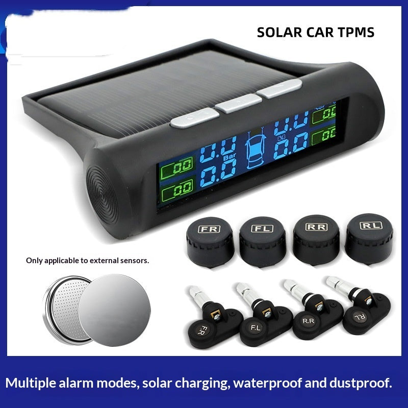 Solar-powered Wireless Tire Pressure Monitor