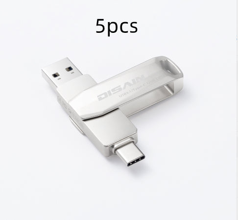 New Typec Metal Rotating USB  Drive Mobile