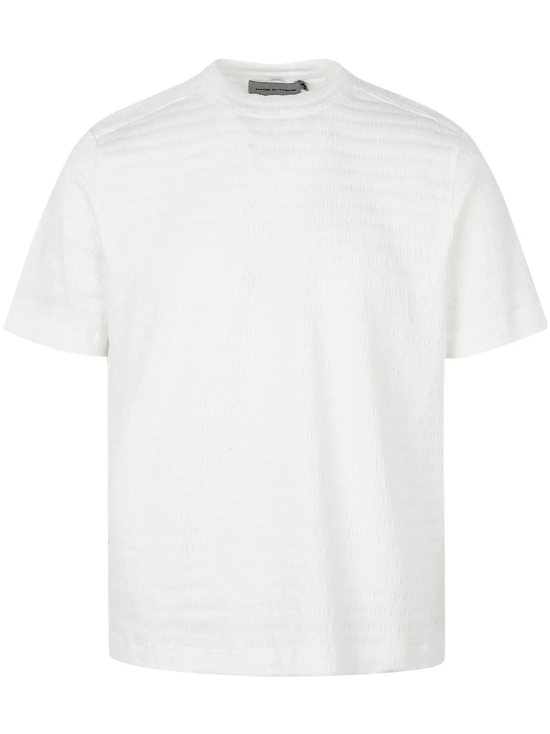 Men's Textured Knit Crew Neck T-Shirt